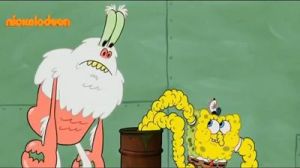 Yeti Krabs!  (a character on Nickelodeon's Spongebob Squarepants)