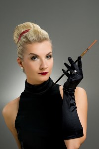 Mysterious Blond Dame