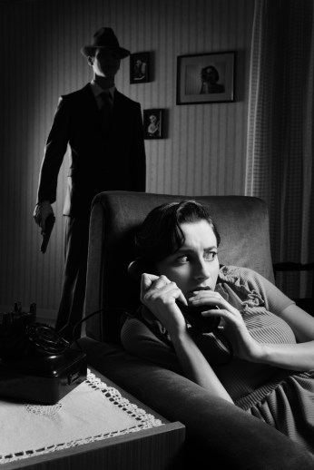 WOMAN:  I'm scared! OPERATOR:  Because there's a man in your house? WOMAN:  No because BQB hasn't posted any new Pop Culture Mysteries yet!