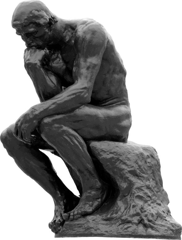 The-Thinker-Auguste-Rodin-Grayscale-800px