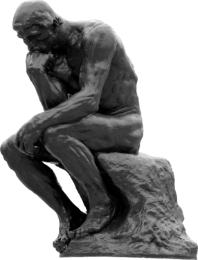 The-Thinker-Auguste-Rodin-Grayscale-800px