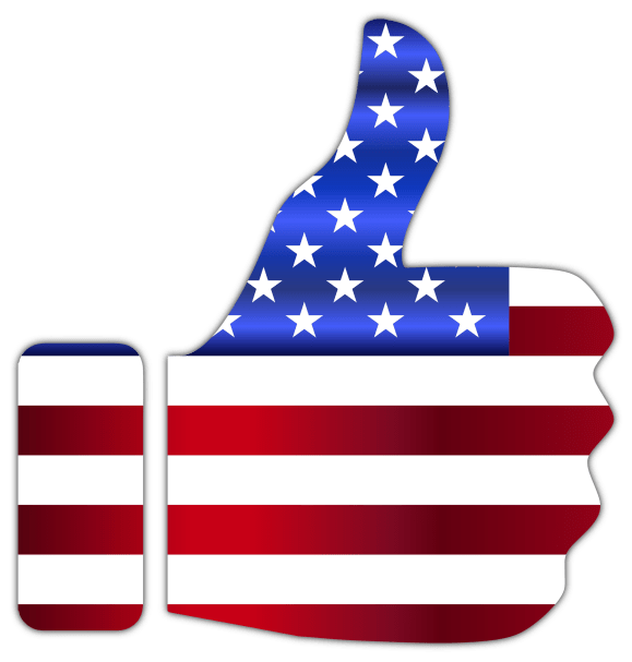 Thumbs-Up-American-Flag-Enhanced-With-Drop-Shadow